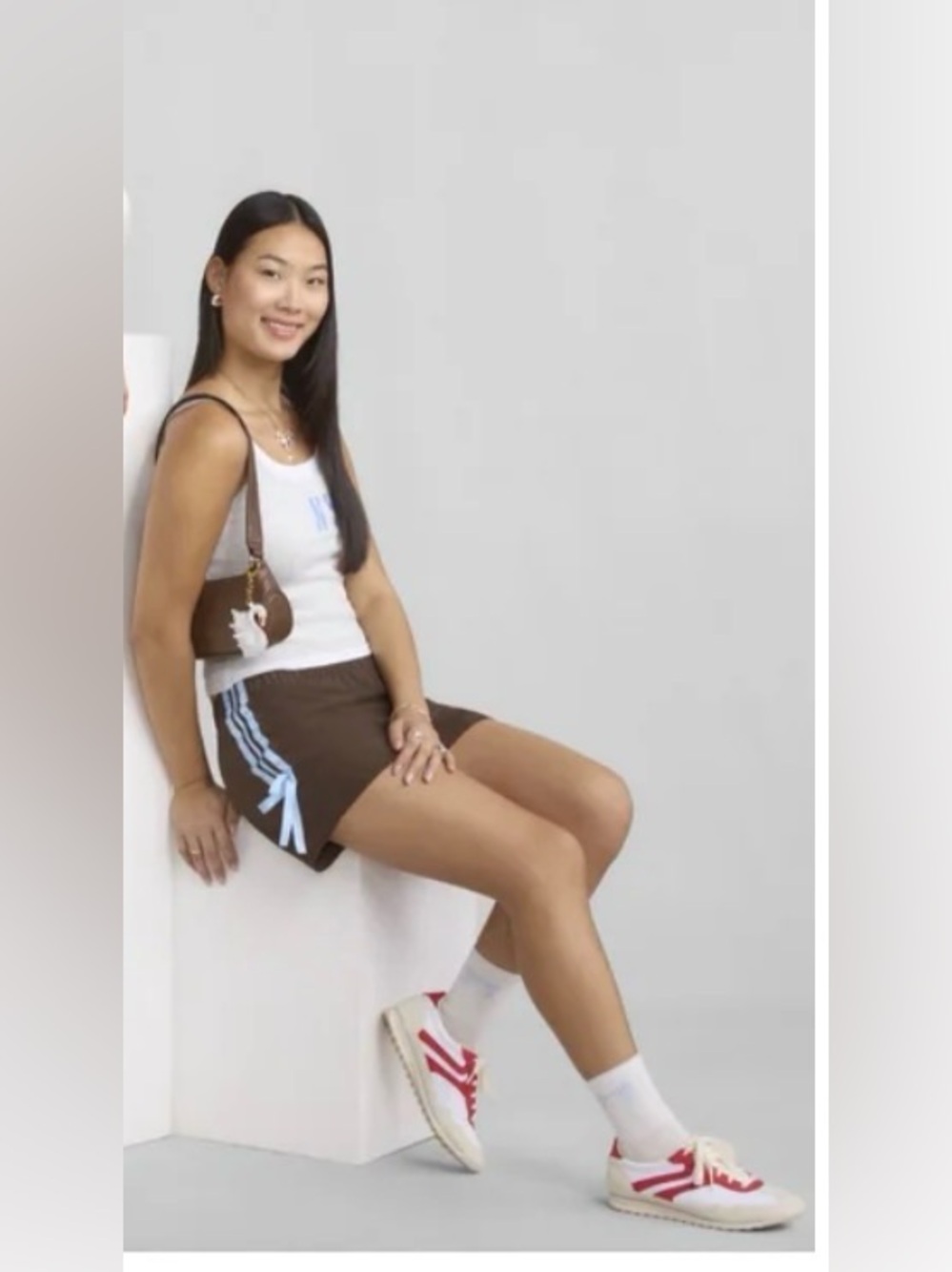 Women’s No Boundaries Bow Side Stripe Track Shorts
